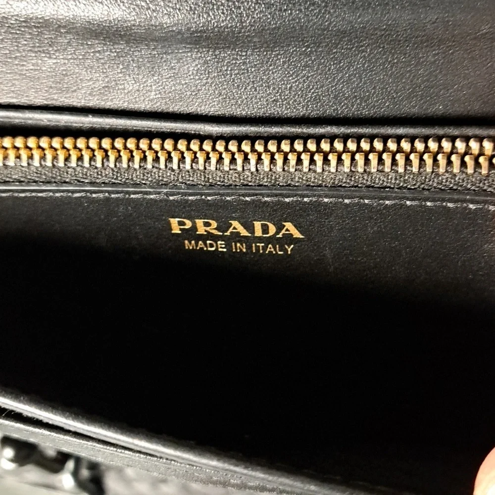 Prada Long Flap Quilted Wallet - EUC